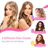 Heatless Hair Rollers Set Self-Adhesive Rollers Curlers Set Hair Clips DIY Curling Tool