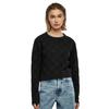 Urban Classics Womens/Ladies Checked Knitted Sweatshirt