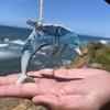 Подвесное украшение Ocean Vow для дома и офиса в помещении и на открытом воздухе, настенное искусство, акриловая черепаха, дельфин, осьминог, русалка, сердце любви, морское животное, подвесной орнамент, кулон