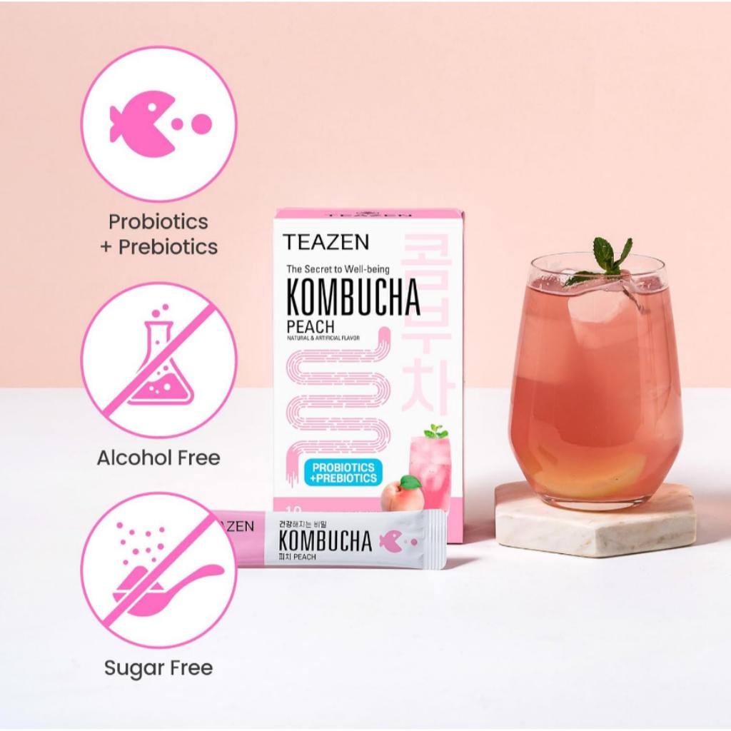 Teazen Чай Комбуча Персик