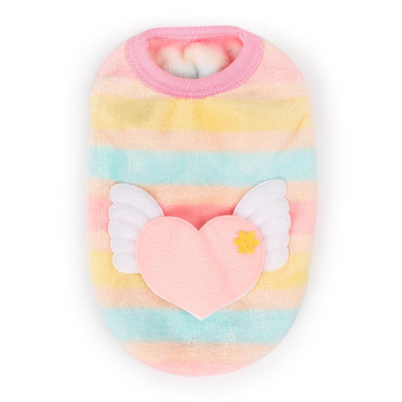 Новая одежда для питомцев - Повседневный собачий свитер с мультяшным животным для маленьких собак - Зимняя теплая и плотная одежда для щенков