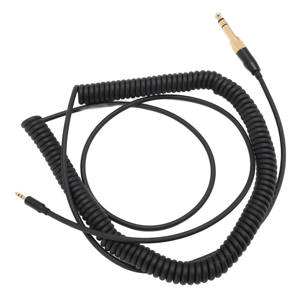 Спиральный кабель для наушников с позолоченным разъемом, сменный звуковой шнур для гарнитуры для NC700 QC45 QC35