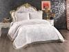 Clover Bedspread Cream Cappucino