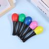 2Pcs Plastic Maracas Sand Hammer Rattle Shaker Percussion Musical Instruments Toys For School Percussion Event