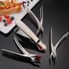 201 Stainless Steel Bowl Clip Kitchen Supplies Household Casserole Tray Lifter Steamer Silicone Clip Anti-scalding