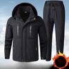 Stretch Plus Velvet Winter Jacket, Waterproof Thickened Suit, Windproof, Outdoor Wear-resistant, Cold-proof, Warm and Cold-proof Clothing