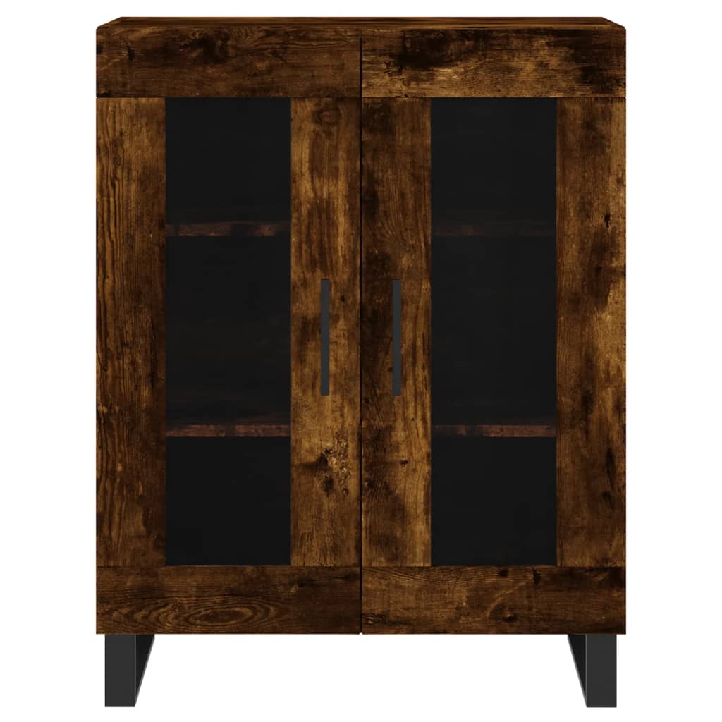 Sideboard Smoked Oak 69.5 x 34 x 90 cm Wood Based Panel