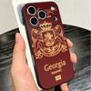 Мягкий чехол для телефона с флагом-паспортом Грузии для iPhone 16 16E 17 Air 15 Pro Max 14 Plus 13 Mini 11 12 7 Черный чехол Задняя крышка