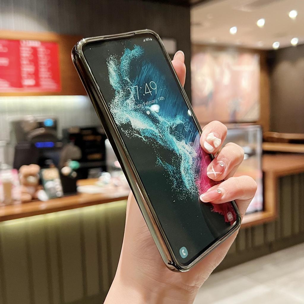 Luxury Plating Clear Magnetic For Magsafe Wireless Charge Case For Samsung Galaxy S20 S21 S22 S23 S24 Ultra Plus Silicone Cover