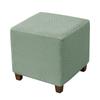 1PC T-Shape Elastic Square Ottoman Slipcover Stool Footrest Cover for Living Room Office Home Decor