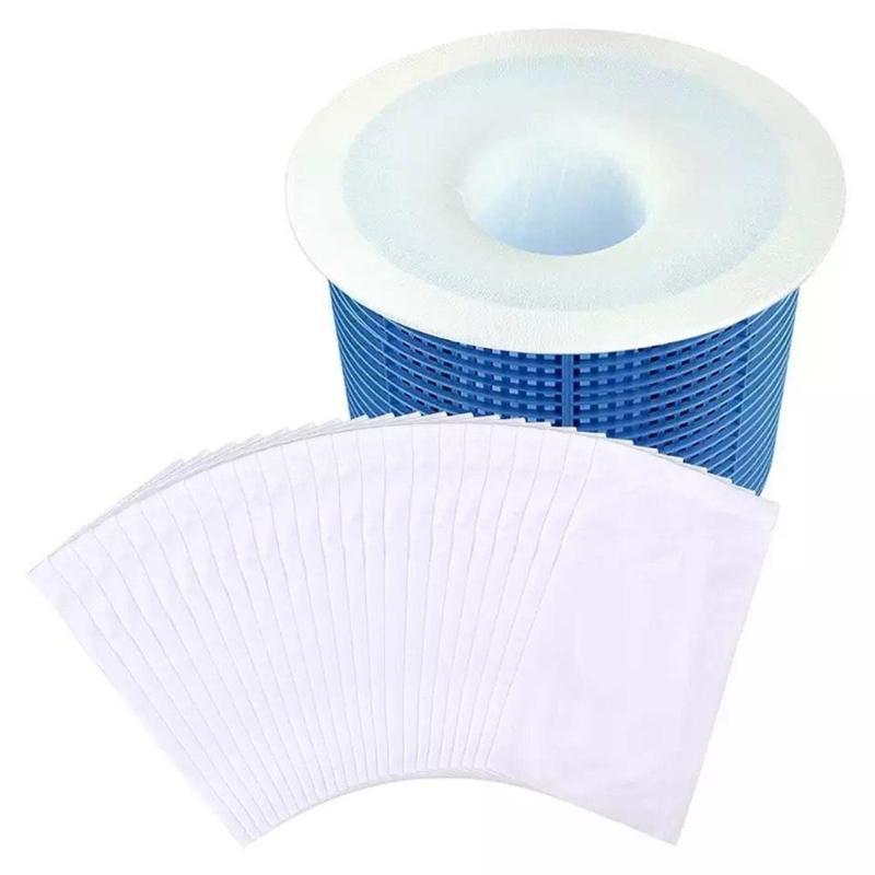 10/20/5/30Pcs Skimmer Cleaner Filter Sock Bag Fine Mesh Filter Net Ground Pools Debris Catcher for Leaves Easy to Use