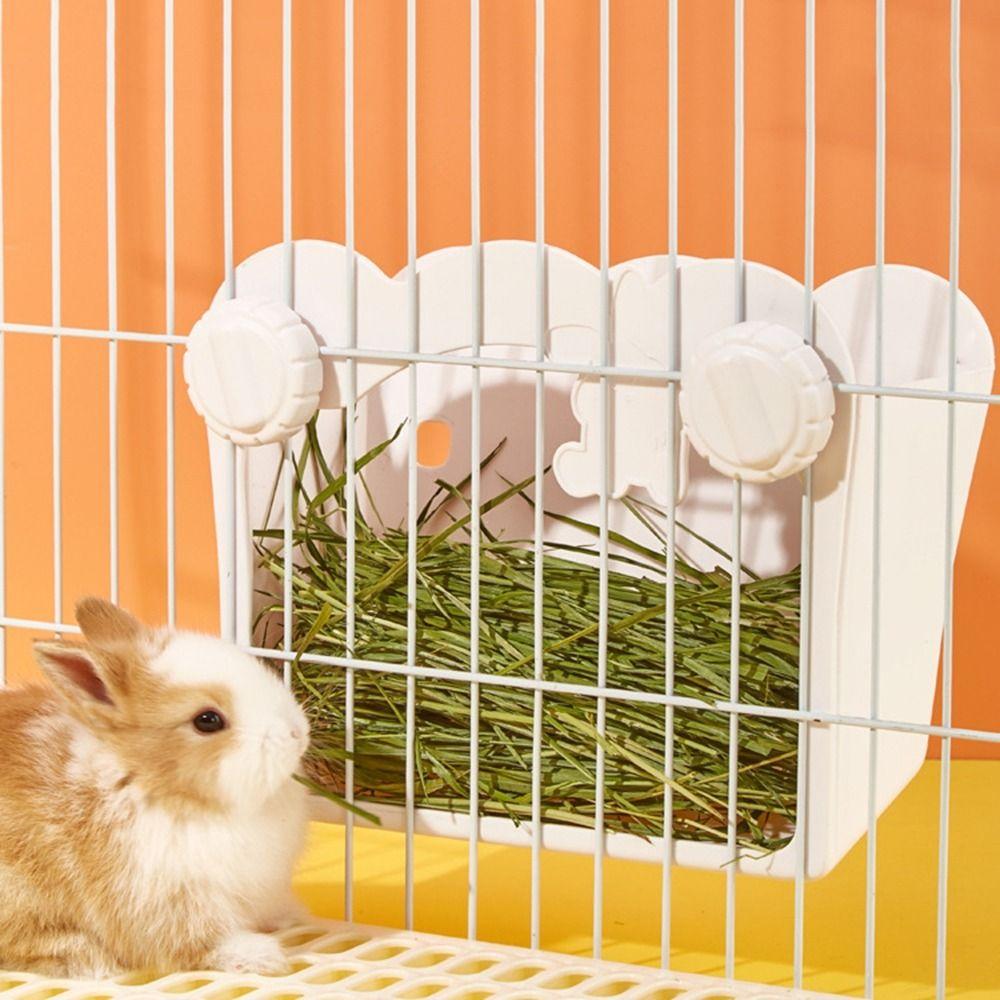 Hanging Bunny Grass Holder Large Capacity Guinea Pig Hay Feeder Hay Rack Rabbit Hay Feeder Ferret