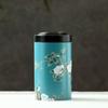 Round Tea Storage Jar Vintage Tea Box Snack Storage Box Empty Tin Tea Pot  Household Storage