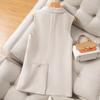 Spring Fashion New Korean Sleeveless Suit Vest for Women Back Split Clothes