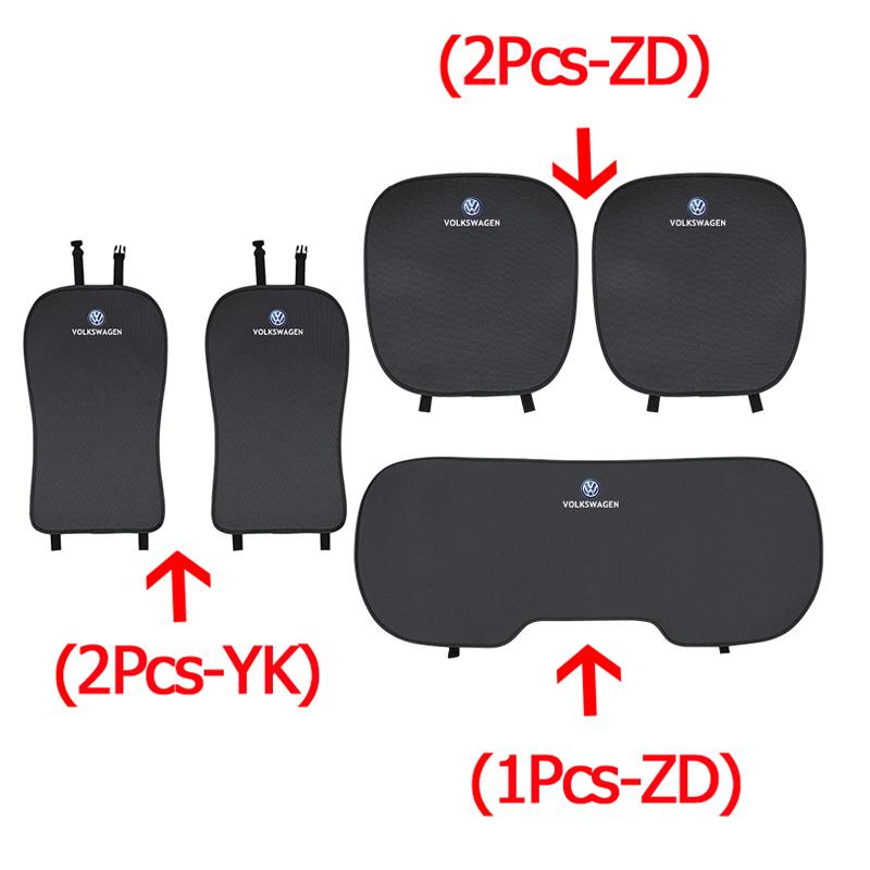 Для VOLKSWAGEN VW Volkswagen Чехол на сиденье автомобиля Ледяной шелк Подушка Защитные накладки Для VW GTI Polo Golf Passat Tiguan Arteon Touareg CC