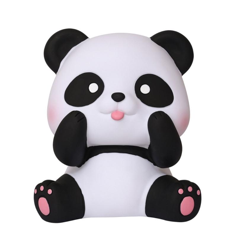 Money Container Versatile Coin Holder Lovely Panda Shaped Money Holder Piggy Banks Coins Savings Jar for Animal Lovers