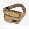 Men's Canvas Crossbody Bags Multifunctional Multi-Pockets Storage Bag Chest Shoulder Bag Large Capacity Waist Bag Chest Pack