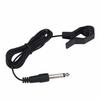 Portable Instrument Microphone/Vocal Pickup with Clip, Easy Attach/Detach, 6.2mm Interface and Extra-Long Cable, Instrument Accessory