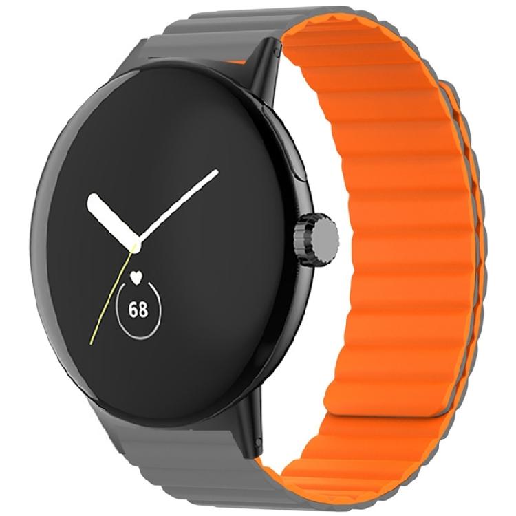 Модный магнитный ремешок для Pixel Smartwatch Силиконовый браслет Ремешок для часов