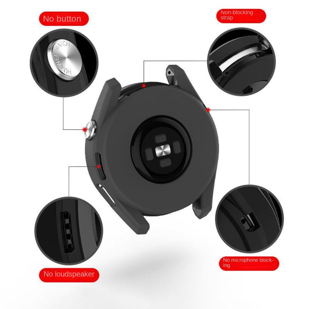 Противоударный чехол-бампер, мягкий защитный чехол для Huawei Watch 4 Pro, аксессуары для умных часов