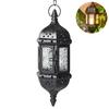 Hanging Candle Lantern Moroccan Chandelier Retro Candle Holder Moroccan Vintage Metal Hollow
