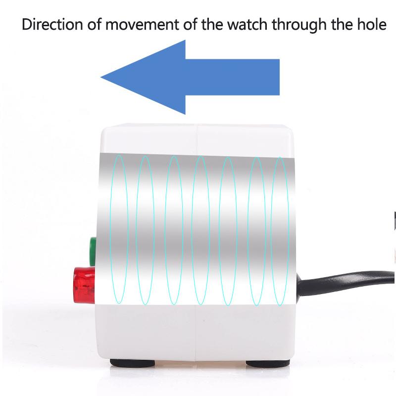 Механический демагнетизатор для наручных часов, демагнетизация часов, инструмент для регулировки времени часовщика, аксессуары для ремонта часов, вилка EU/US