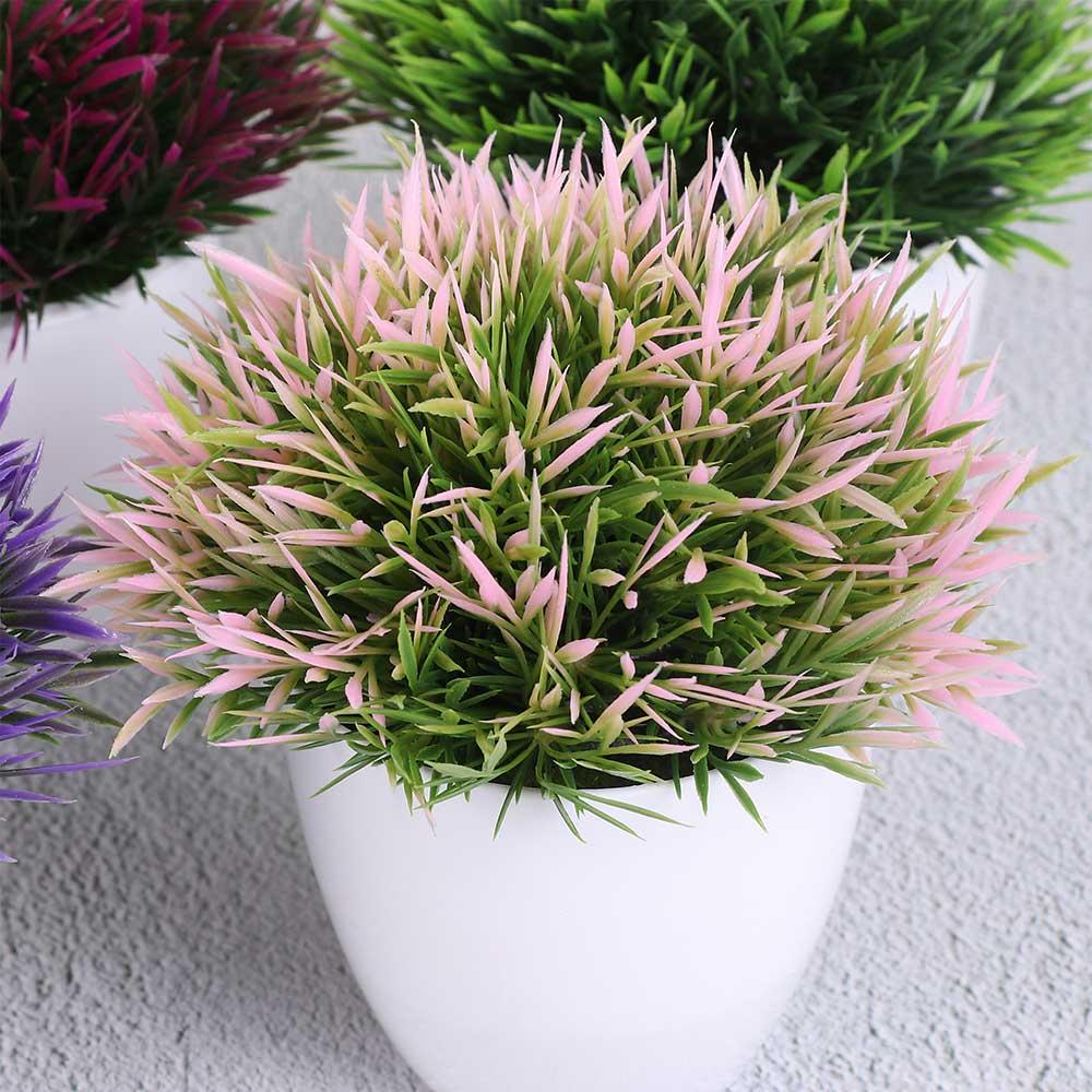 for Office Outdoor Decor with Pots Artificial Flower Fake False Small Tree Fake False Plants
