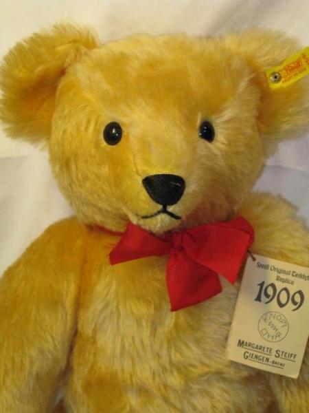 Steiff 1909 51см Steiff 1983-88 "Реплика Желтый"