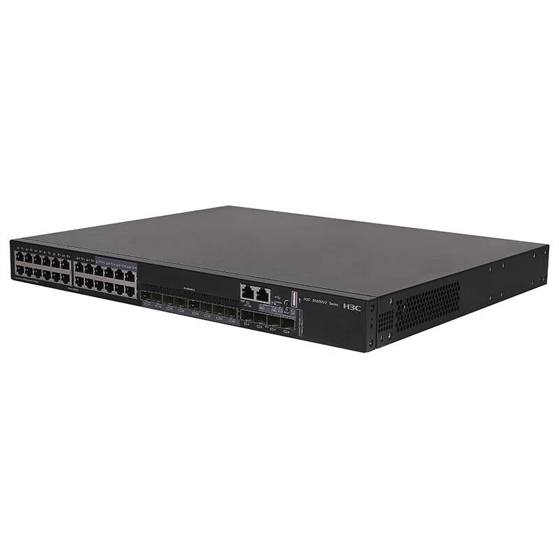 H3C S5500V2-28C-EI 24-Port GE 4-Port 10GE Fiber Managed Switch