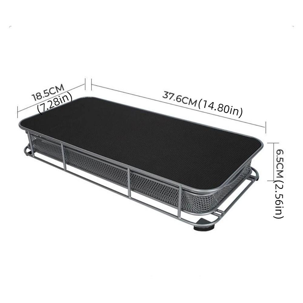 Metal Coffee Capsule Display Rack Large Capacity Black Coffee Pod Holder Anti-Slip Pull-Out Coffee Capsule Holder Cafe Shop