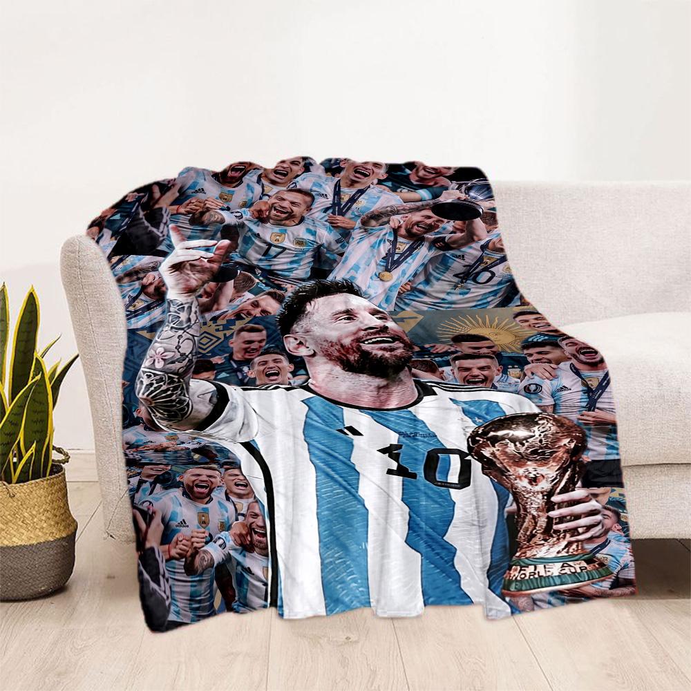 Messi 518 Blanket Durable Comfort Suitable for Chair Couch Office Chair All-Season Use Warmthful Decor Gift for Travel Home Birthdays