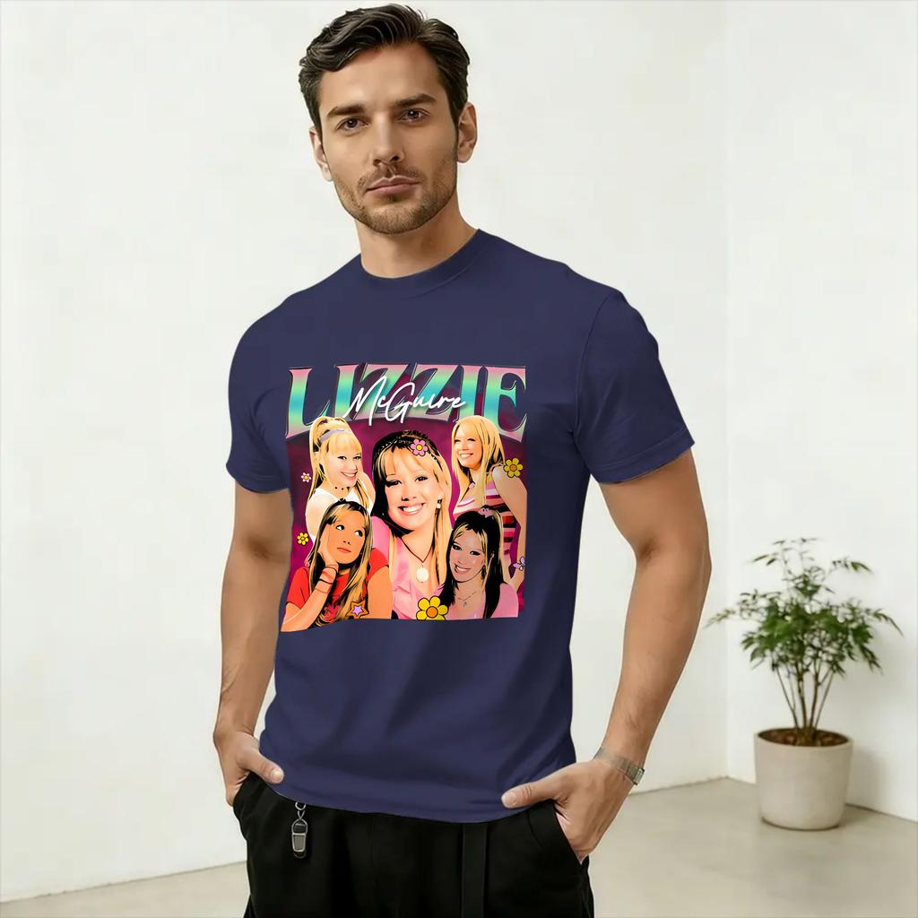 Unisexs Hilary Duff Fan Merch T Shirts 100 Cotton Clothes Novelty Short Sleeve Crewneck Tee Shirt Gift Idea TShirt