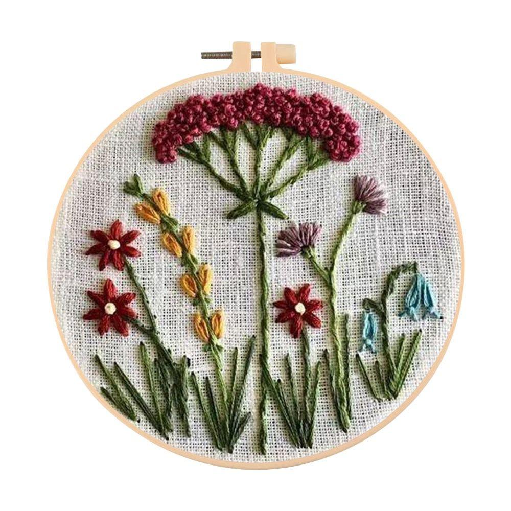 Инструменты для вышивания пуансонной иглой, украшение, вышивальное пяльце, наборы для вышивания своими руками, наборы для шитья, игла, нить