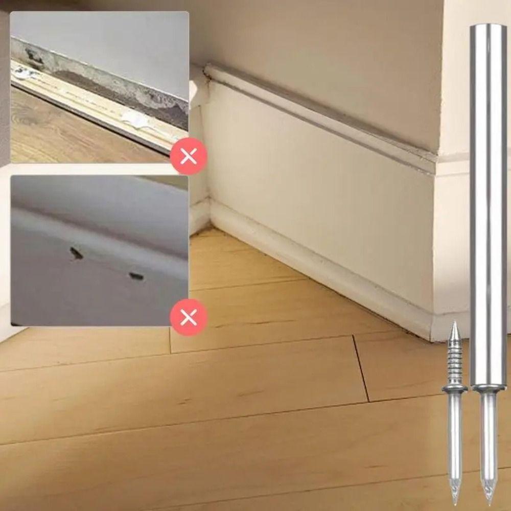 50/100 шт. Бесшовные гвозди с двойной шляпкой без следов, гвозди с защитой от ржавчины