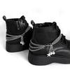 1pc Multilayer Stainless Steel Star Charm Pentagram Pendant Shoe Chain for Boots Punk Detachable Shoe Accessories Women Jewelry