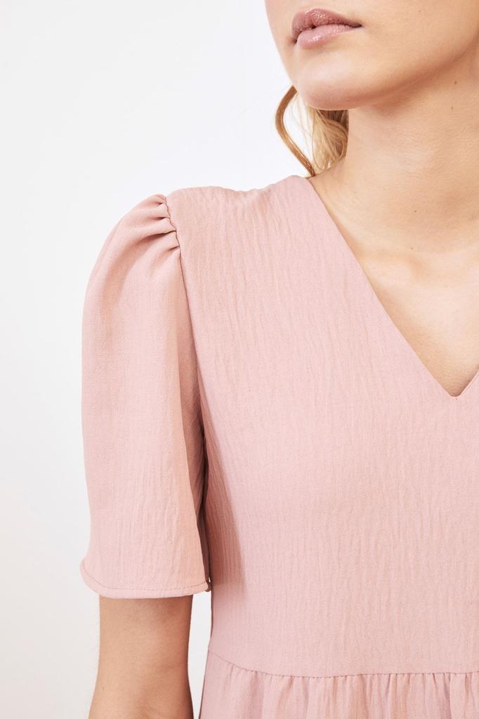 Women's Style Dress Emerald Green Wide Cut Mini Woven Dress