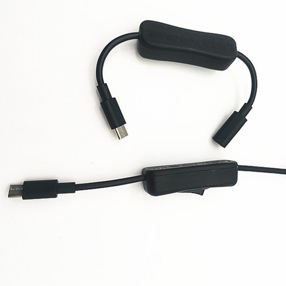 USB C Extension Cable With On/Off Power Male Female Data To Cable Transfer Extension X1U4