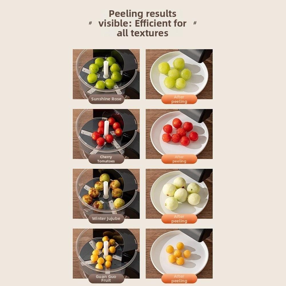 Эффективная очистка от кожуры Электрическая машина для очистки винограда Экономия времени Ручная очистка без рук Овощечистка для фруктов Эффективная Автоматическая/Ручная