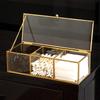 Cosmetics Storage Box Drawer Organizer for Make-up Tools with Lid Dustproof Tools Desktop Glass Containers for Desk Cosmetics Cases | Storage Boxes an