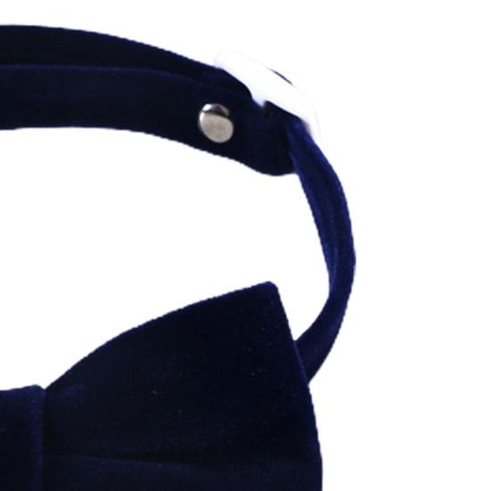 Ошейник для собак Супер мягкий регулируемый устойчивый к выцветанию быстросъемный декоративный бархатный галстук-бабочка без аллергии