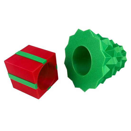 Yousheng Christmas Hitch Cap Cover Trailer Coupling Hitch Ball Cover Cap Christmas Tree Gift Box Hitch Cover Prevent Receiver Tube from Rusting