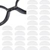 40 Pieces Silicone D Shape Nose Pads Anti-Slip and Comfortable, Strong Adhesion, Solve the Problem of Sliding Glasses, Suitable for Metal/Plastic