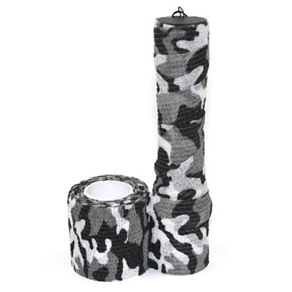 Elastic Wrap Tape  Adhesive Outdoor Hunting Camouflage Stealth Tape Waterproof Wrap Durable Self Adhesive Elastic Bandage