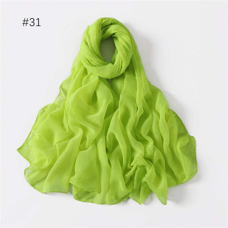 58 Colors Women Candy Color Voile Scarf Plain Solid Pashmina Female Warm Cotton Viscose Scarves Blanket Shawls And Wraps Bufanda