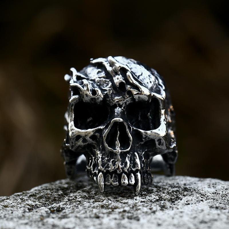 Iron Warrior Hip-hop Punk Style Jewelry Retro Domineering Ring