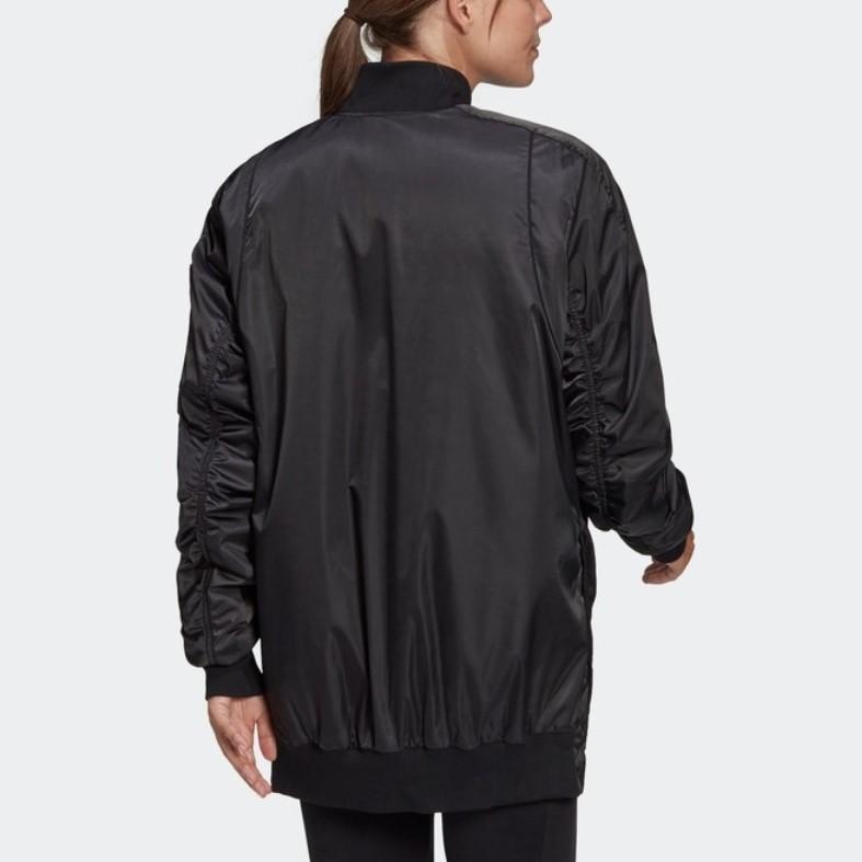 adidas W S VRCT Повседневная Спортивная Куртка на Молнии с Воротником-стойкой Женская Черная FS2436