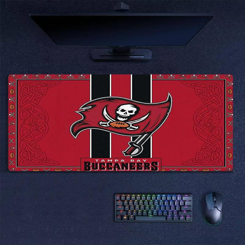 Tampa Bay Buccaneers Цветная Коврик для Мыши Большой Игровой Стол Подушка Нескользящий Ноутбук Планшет Большой Коврик для Мыши XXL Коврик Мини ПК Игровой Коврик С Замком по Краю