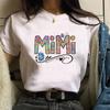 New Fashion Women's Mimi T-shirt Funny Butterfly Pattern Harajuku Shirt Summer Cool Women's T-shirt Shirt