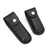 Pocket Hunt Leather Sheath Holder Flashlight Case Belt Loop Case Fold Knife Tool Camp Outdoor Carry