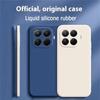 Жидкий силиконовый чехол для телефона для Xiaomi 15T Pro 14T 13T 12T 11T 10T 9T 13 12 11 Lite 14 15 Ultra 17 Pro Max Ударопрочная задняя крышка